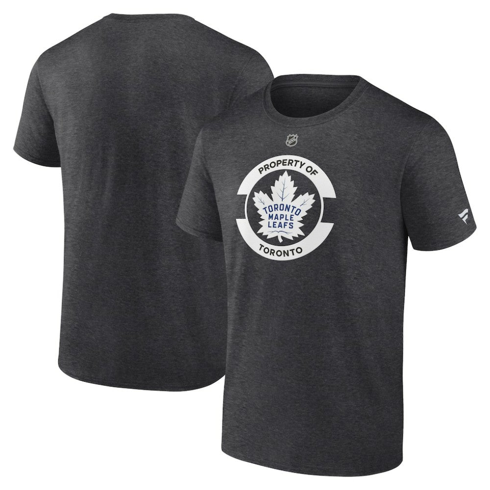 Toronto Maple Leafs - Fanatics Authentic Pro Core Secondary T-Shirt Heather Charcoal