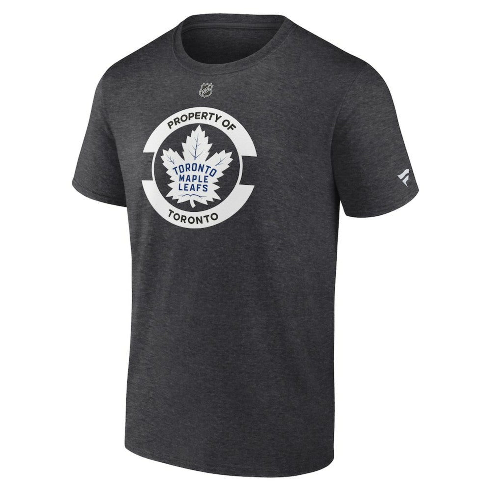 Toronto Maple Leafs - Fanatics Authentic Pro Core Secondary T-Shirt Heather Charcoal