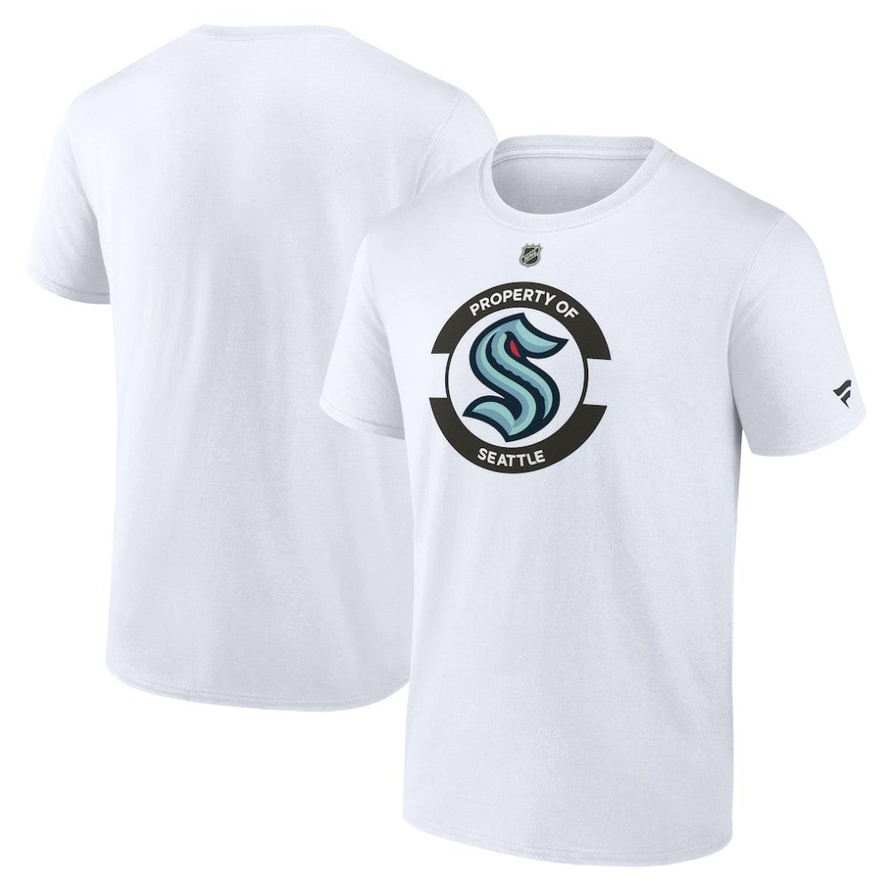 Seattle Kraken Fanatics Authentic Pro Core Secondary T-Shirt White