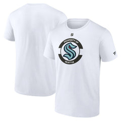 Seattle Kraken Fanatics Authentic Pro Core Secondary T-Shirt White