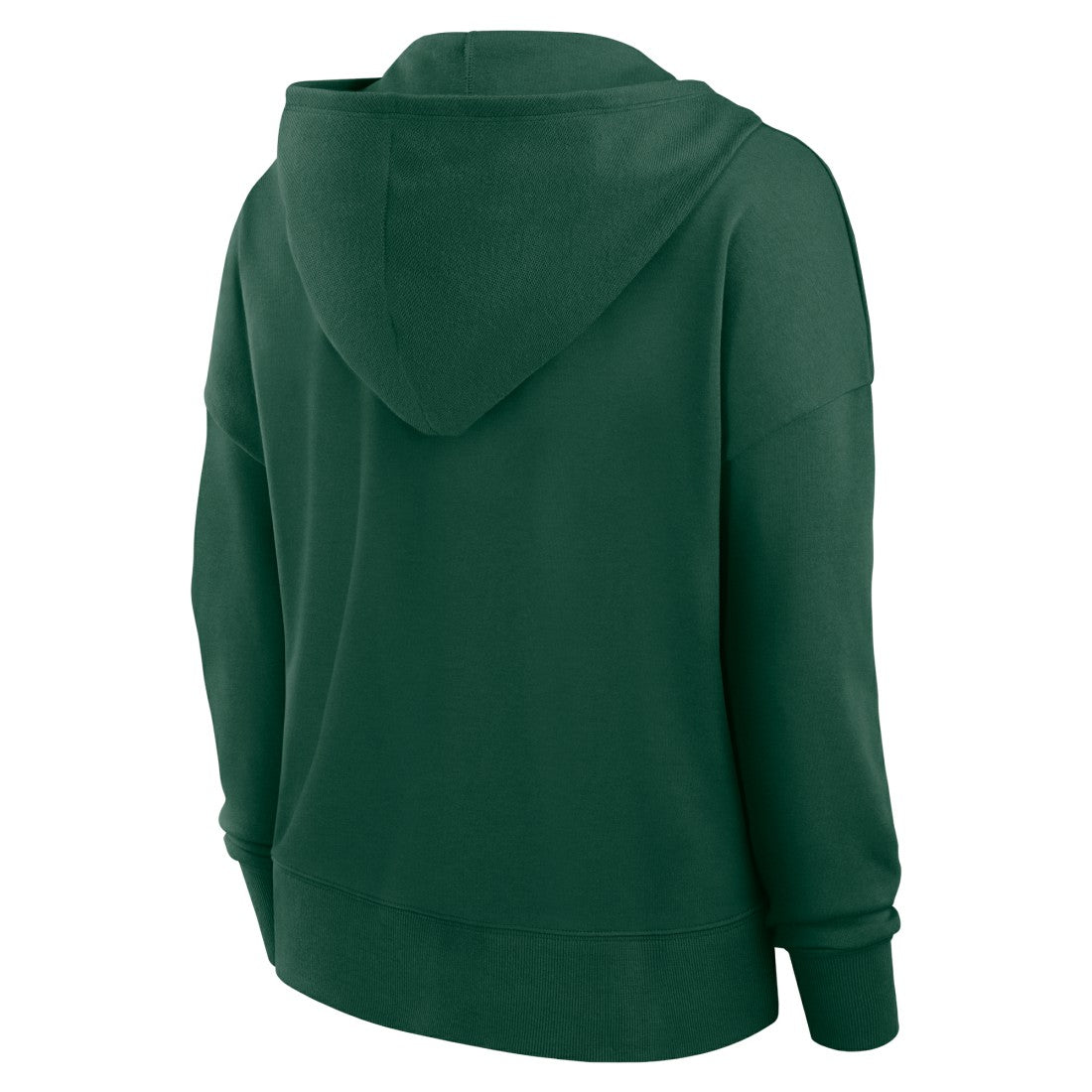 Green Bay Packers Women's Blitz Left Lace-Up Pullover Hoodie Green - Fanatics