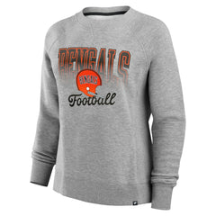 Cincinnati Bengals Women's Hit Hard Fleece Pullover Sweatshirt Heather Gray - Fanatics