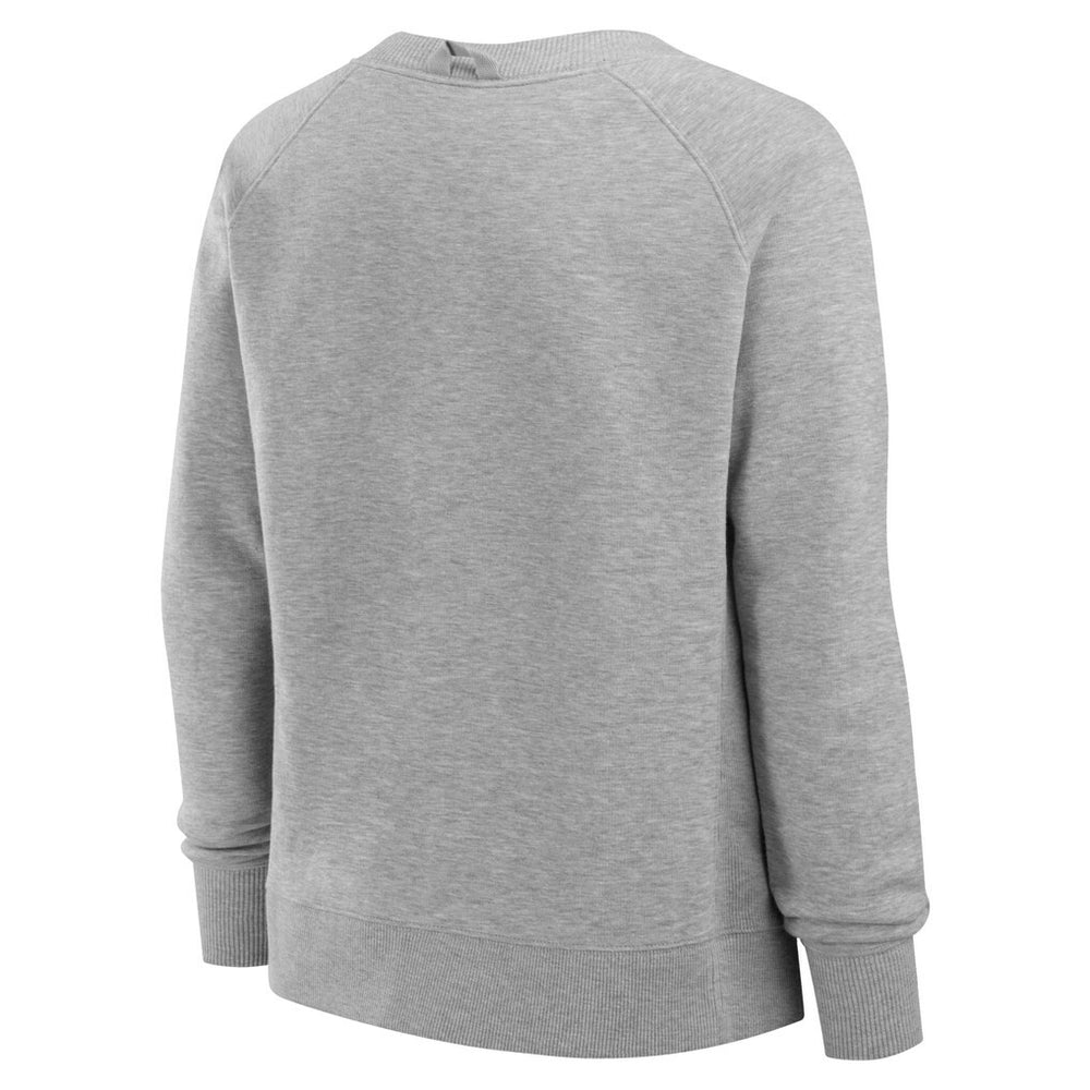 Cincinnati Bengals Women's Hit Hard Fleece Pullover Sweatshirt Heather Gray - Fanatics