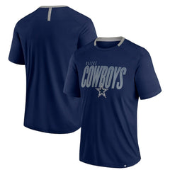 Dallas Cowboys Fade Dot Slant T-Shirt Navy - Fanatics