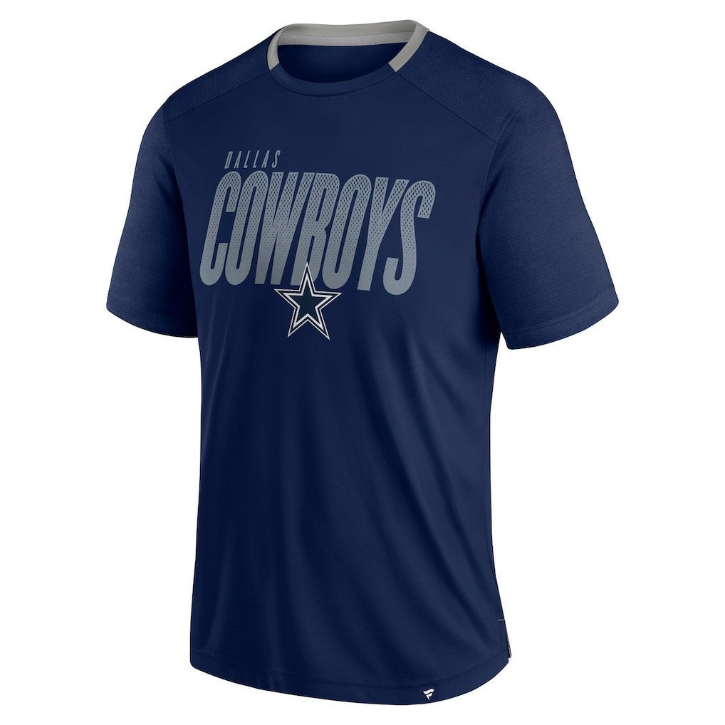 Dallas Cowboys Fade Dot Slant T-Shirt Navy - Fanatics