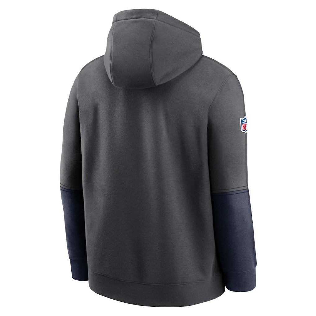 Dallas Cowboys 2024 Sideline Club Pullover Hoodie Charcoal - Nike