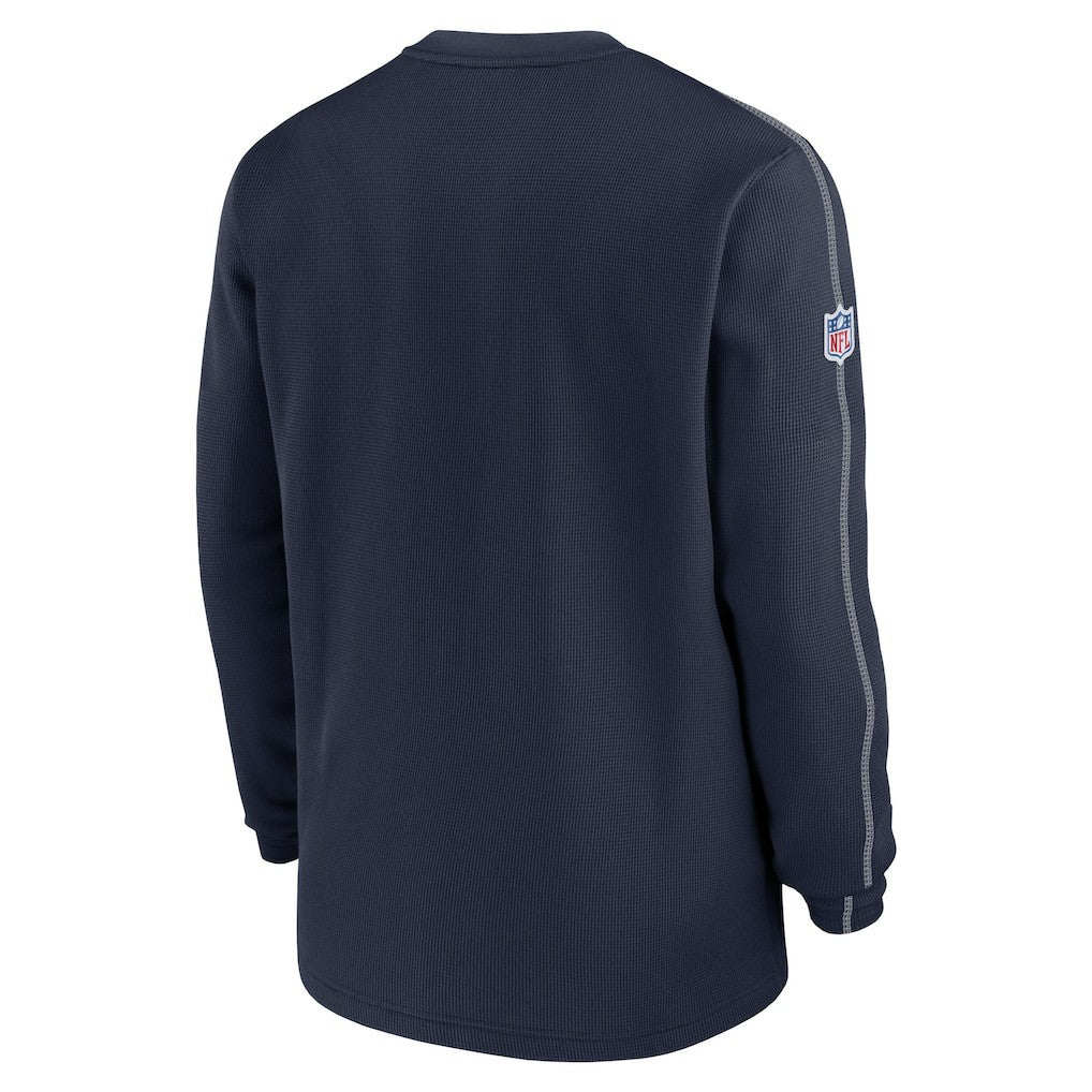 Dallas Cowboys 2024 Sideline Coach Vintage Pullover Sweatshirt Navy - Nike