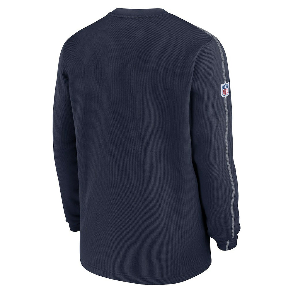 Dallas Cowboys 2024 Sideline Coach Vintage Pullover Sweatshirt Navy - Nike