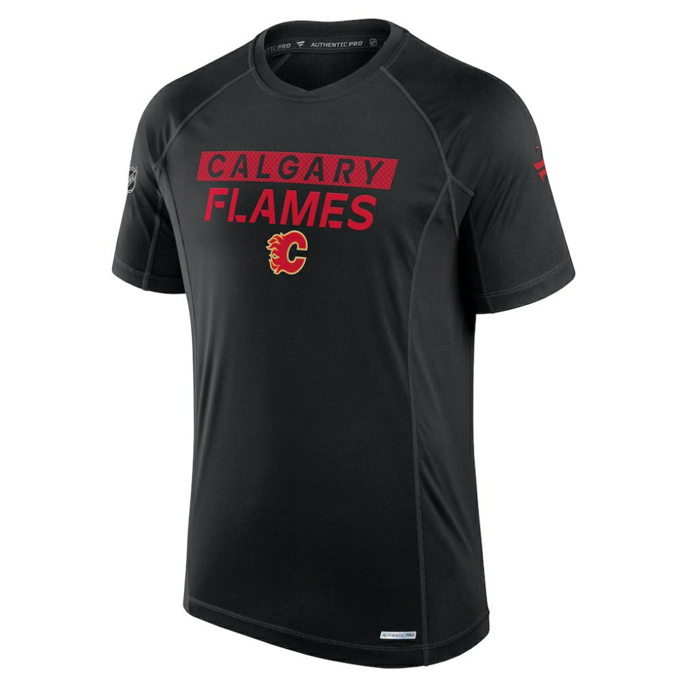 Calgary Flames - Fanatics Authentic Pro Rink Tech T-Shirt Black