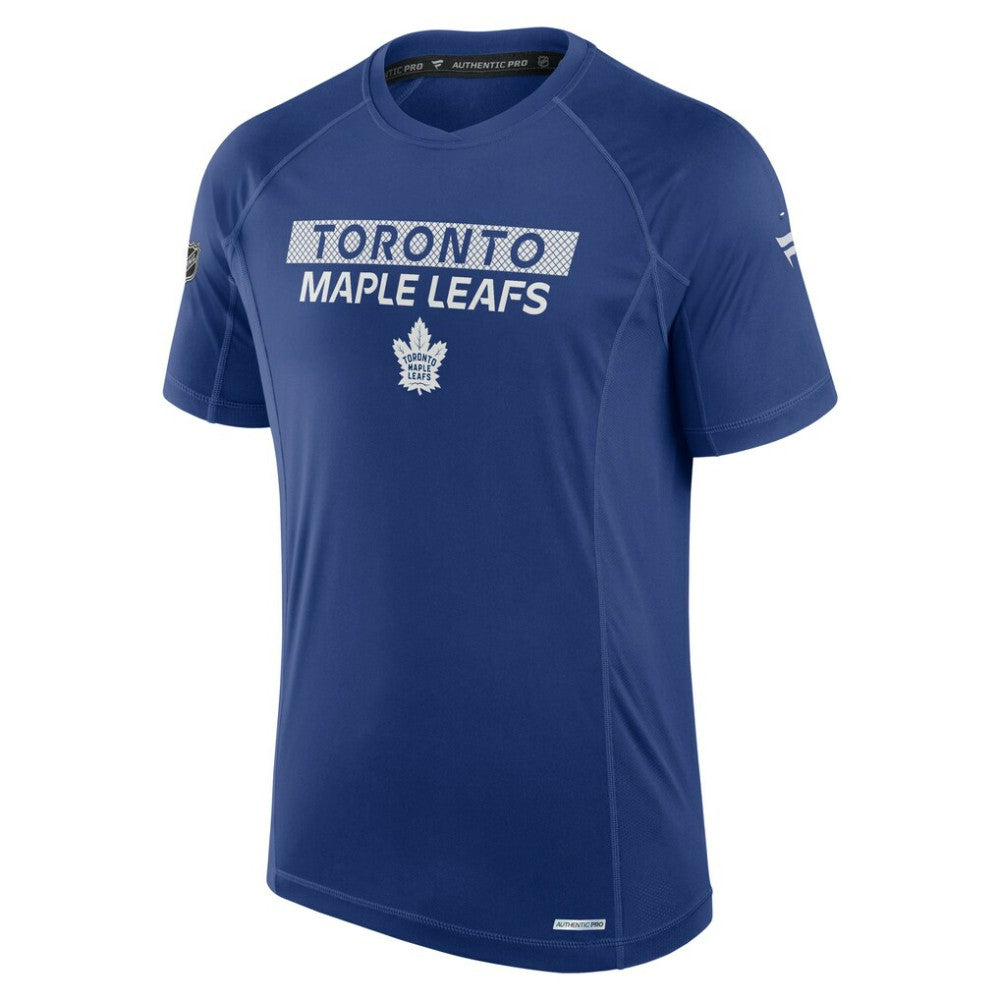 Toronto Maple Leafs - Fanatics Authentic Pro Rink Tech T-Shirt Blue