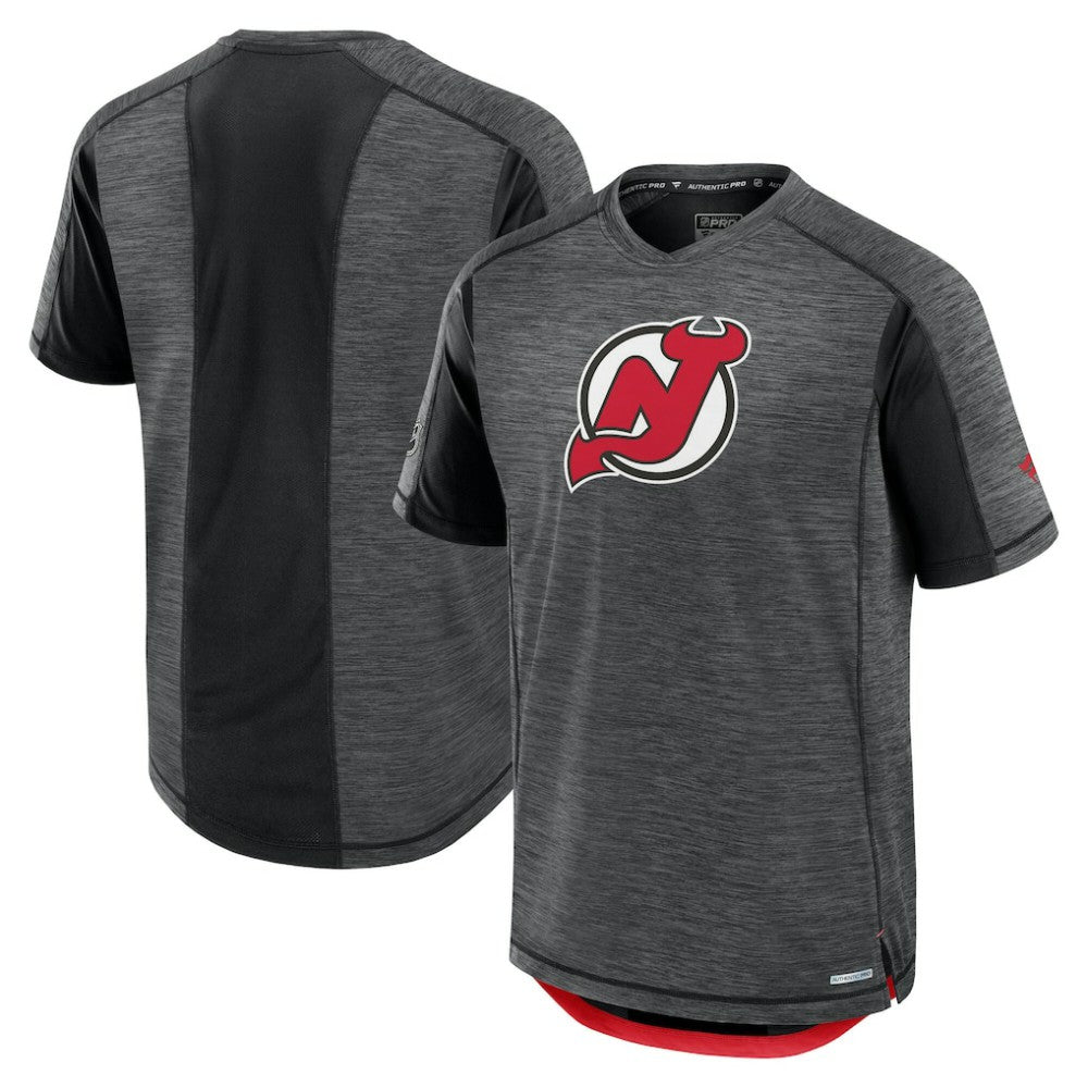 New Jersey Devils - Fanatics Authentic Pro Rink Tech T-Shirt Black
