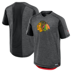 Chicago Blackhawks Fanatics Authentic Pro Rink Tech T-Shirt Black