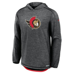 Ottawa Senators - Fanatics Authentic Pro Rink Lightweight Pullover Hoodie Black
