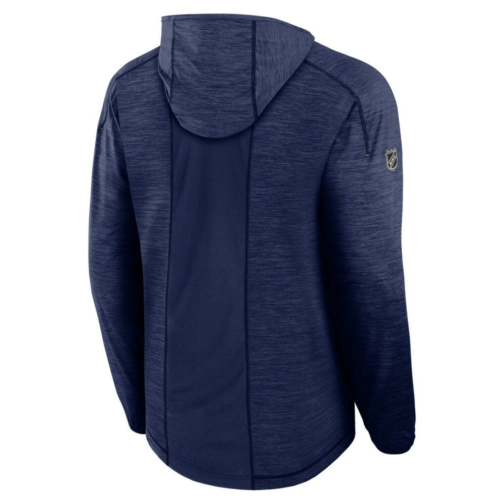 St. Louis Blues - Fanatics Authentic Pro Rink Lightweight Pullover Hoodie Navy