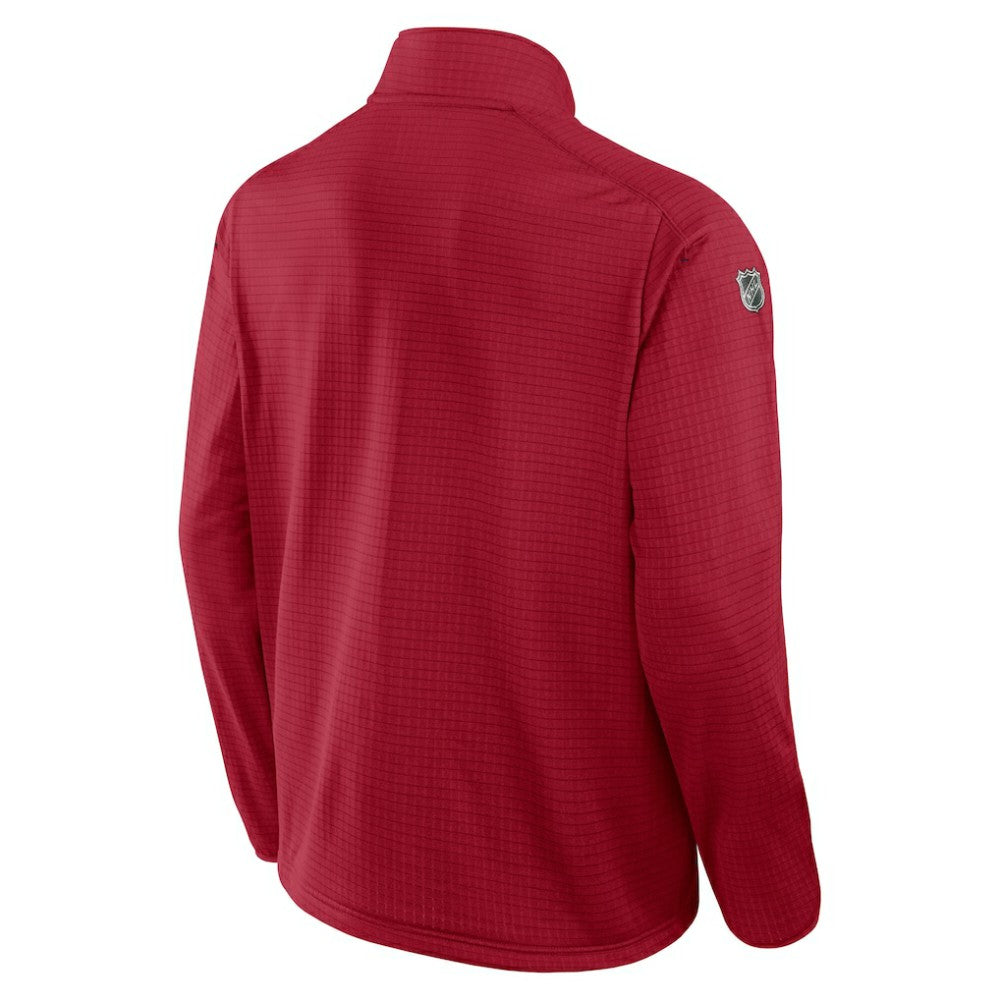 Montreal Canadiens - Fanatics Authentic Pro Rink Quarter-Zip Jacket Red