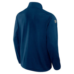 Seattle Kraken Fanatics Authentic Pro Rink Quarter-Zip Jacket Navy