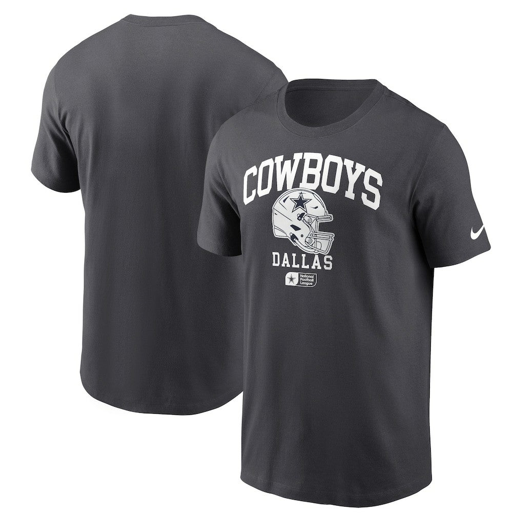 Dallas Cowboys Helmet Essential T-Shirt Charcoal - Nike