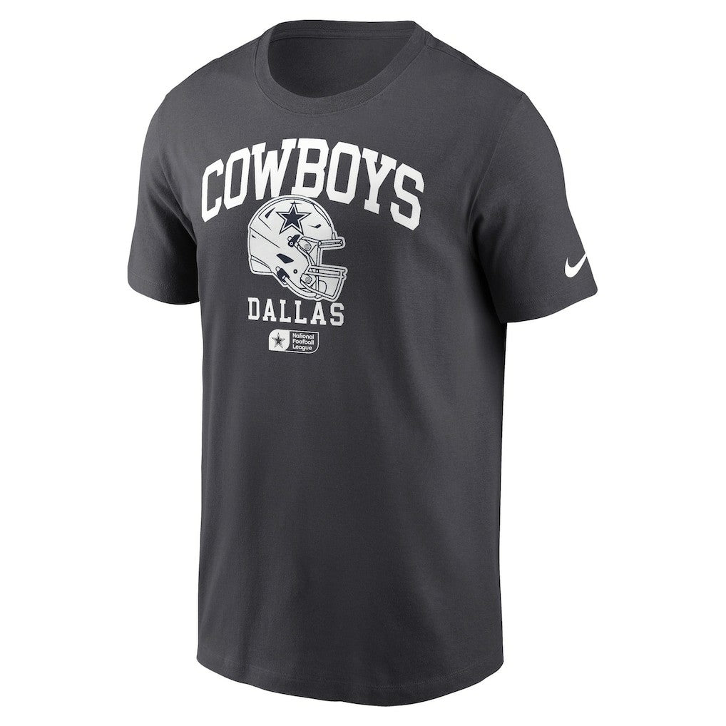 Dallas Cowboys Helmet Essential T-Shirt Charcoal - Nike