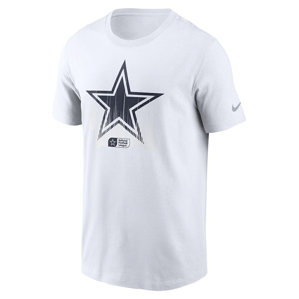 Dallas Cowboys Faded Essential T-Shirt White - Nike