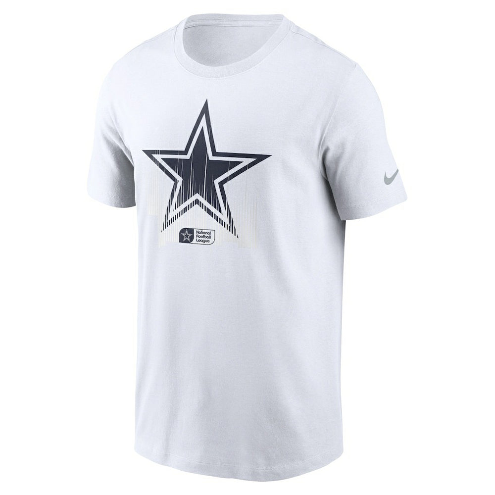 Dallas Cowboys Faded Essential T-Shirt White - Nike