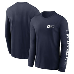 Dallas Cowboys America's Team Essential Long Sleeve T-Shirt Navy - Nike