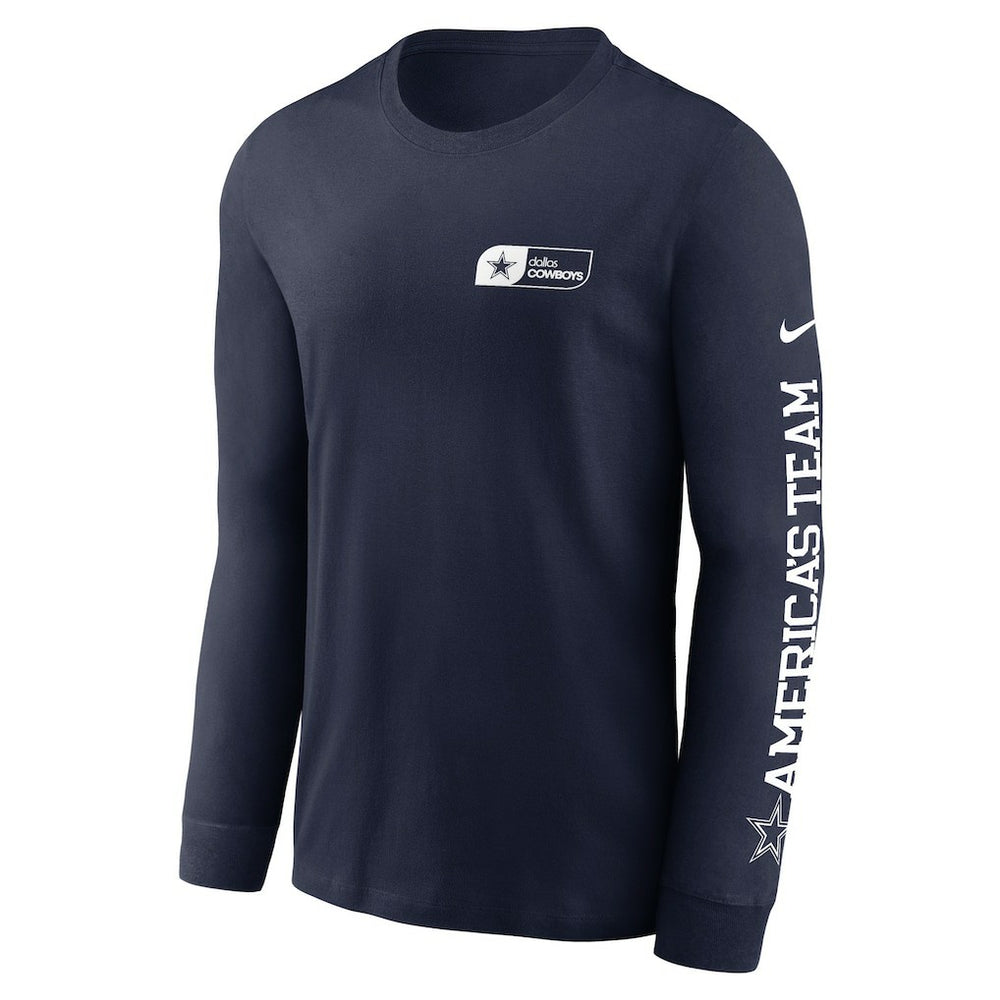Dallas Cowboys America's Team Essential Long Sleeve T-Shirt Navy - Nike