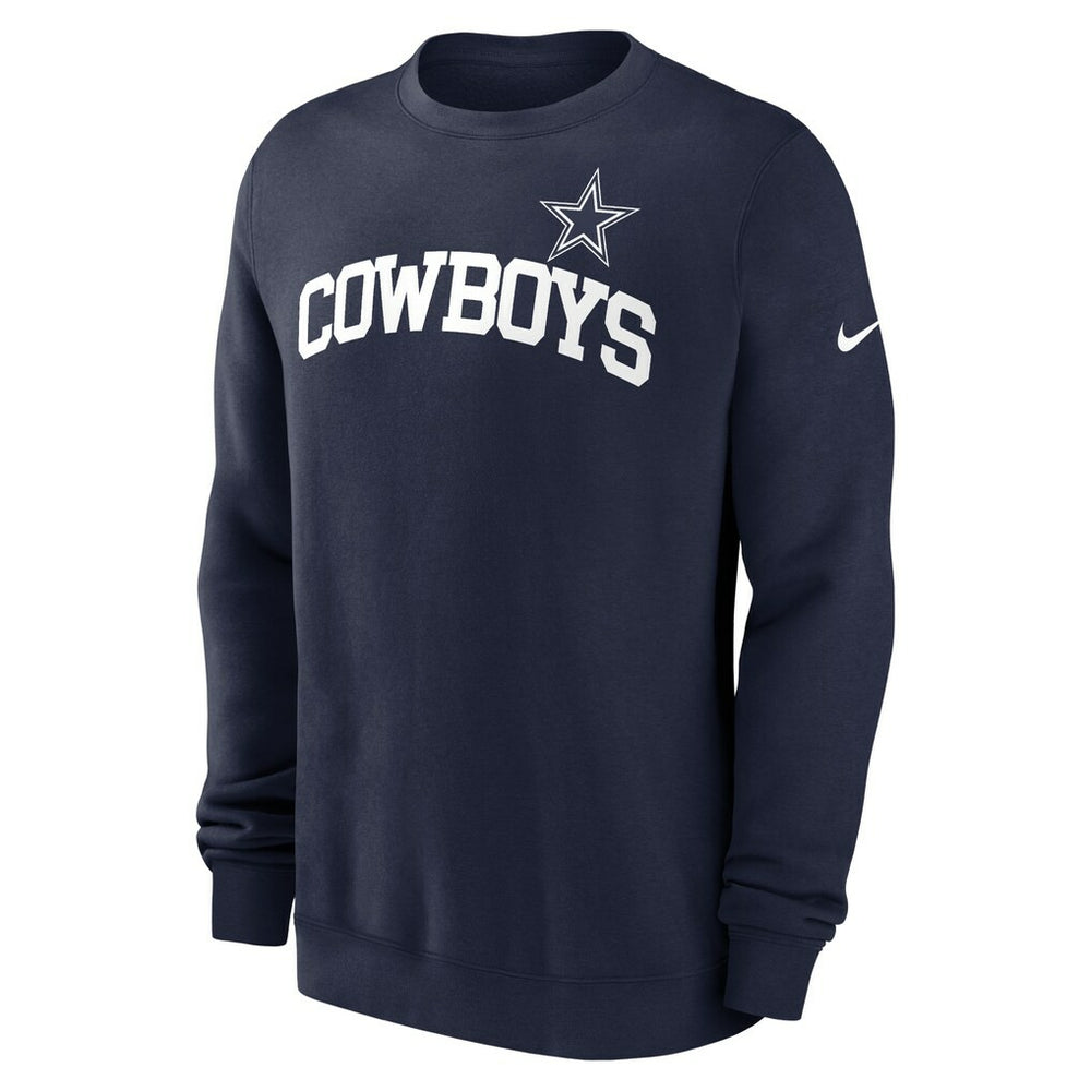 Dallas Cowboys Club Pullover Sweatshirt Navy - Nike