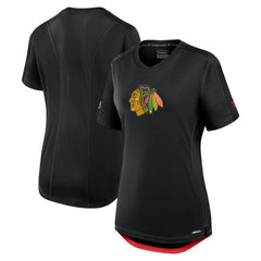 Chicago Blackhawks Fanatics Women's Authentic Pro Rink T-Shirt Black
