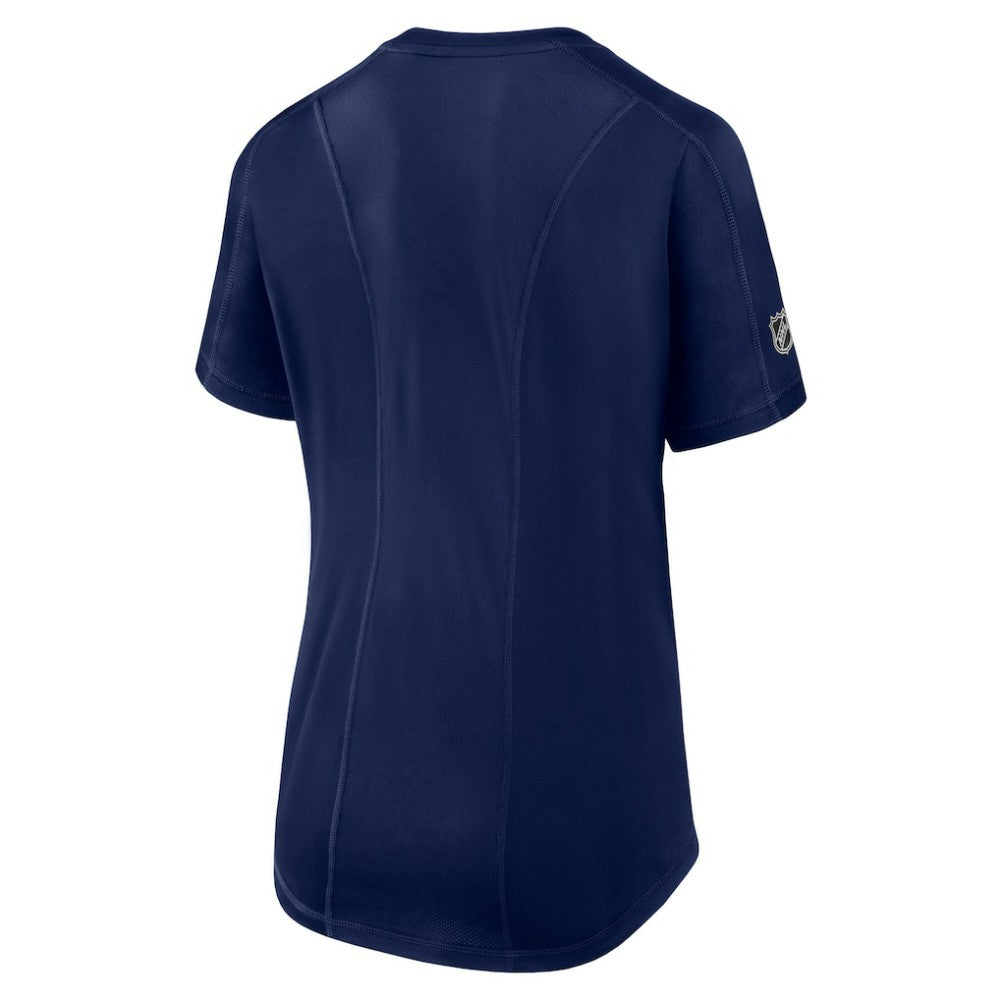 New York Rangers Fanatics Women's Authentic Pro Rink Tech T-Shirt Navy