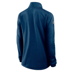 Seattle Kraken Fanatics Women's Authentic Pro Rink Lightweight Quarter-Zip Pullover Sweatshirt Deep Sea Blue