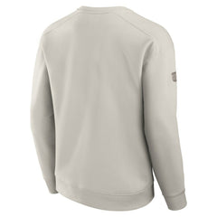 Edmonton Oilers - Fanatics Authentic Pro Road Fleece Pullover Sweatshirt Cream
