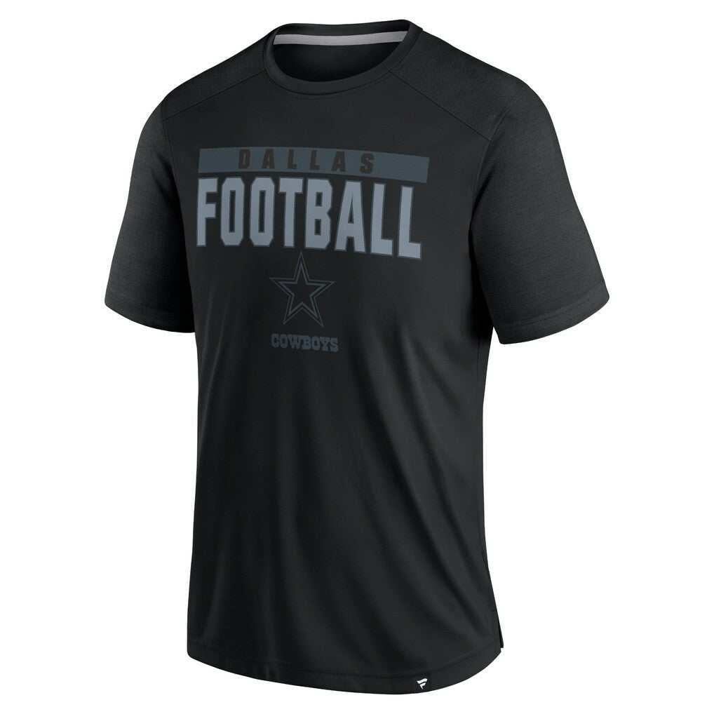 Dallas Cowboys Defender Blackout T-Shirt Black - Fanatics