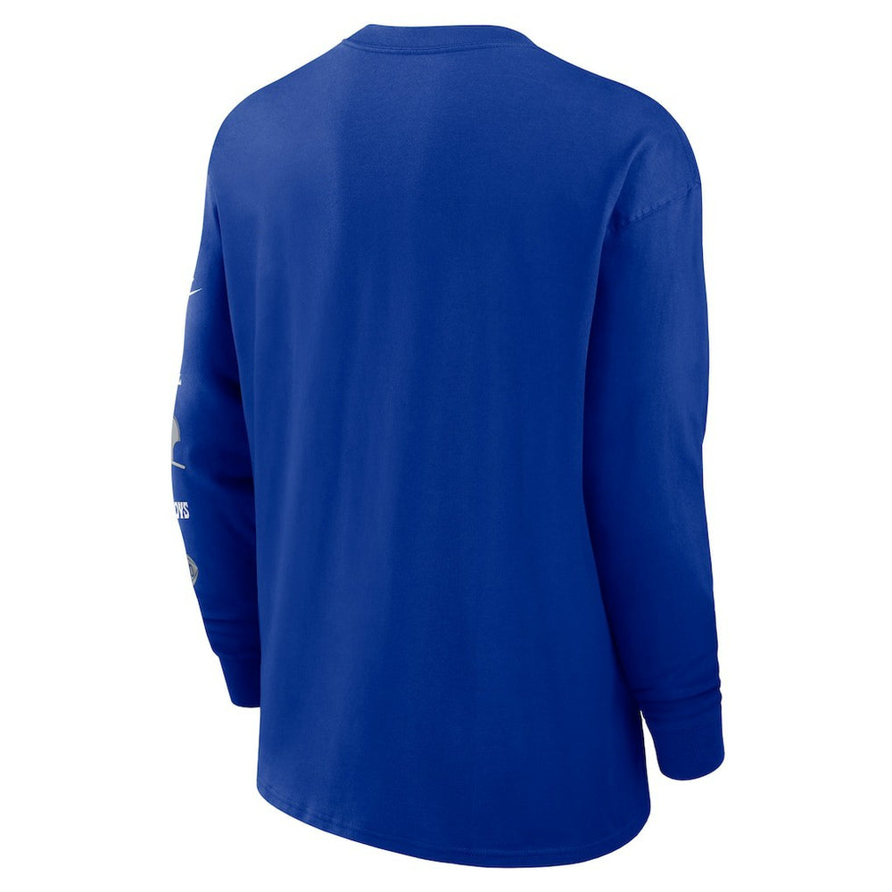 Dallas Cowboys Rewind Heavy Max90 Pocket Long Sleeve T-Shirt Royal - Nike