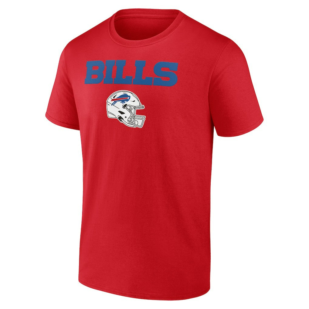 Josh Allen Buffalo Bills Team Wordmark Player Name & Number T-Shirt Red - NFL