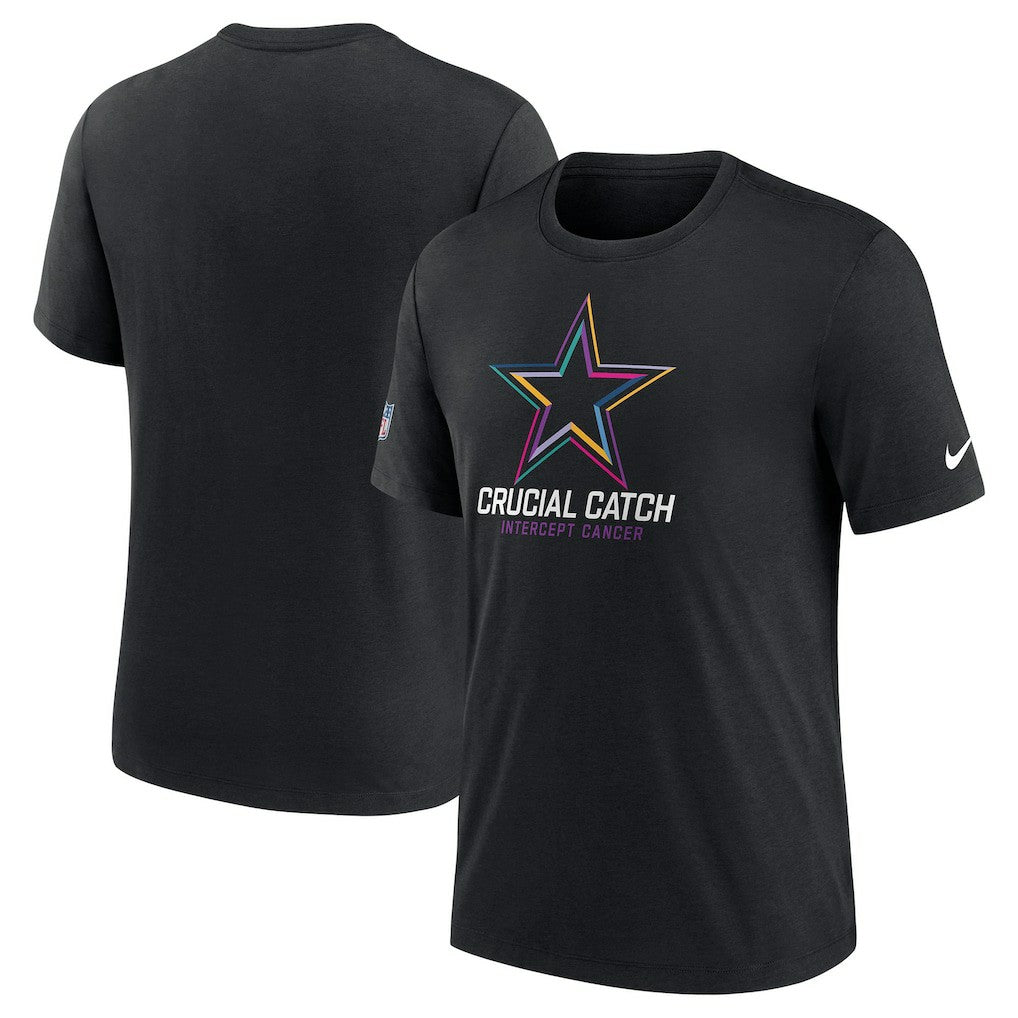 Dallas Cowboys 2024 NFL Crucial Catch T-Shirt Black - Nike