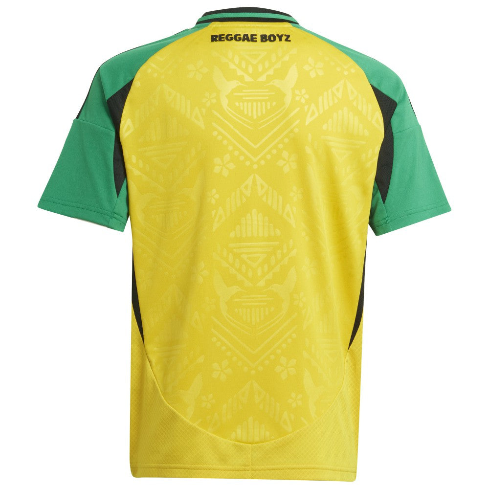 Adidas Jamaica National Team Youth 2024 Home Replica Jerseys - Yellow