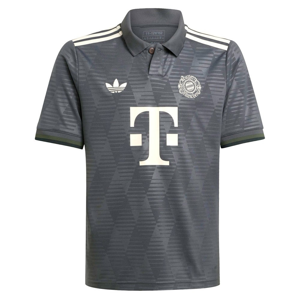 Adidas Bayern Munich Youth 2024/25 Wiesn Replica Jerseys - Gray