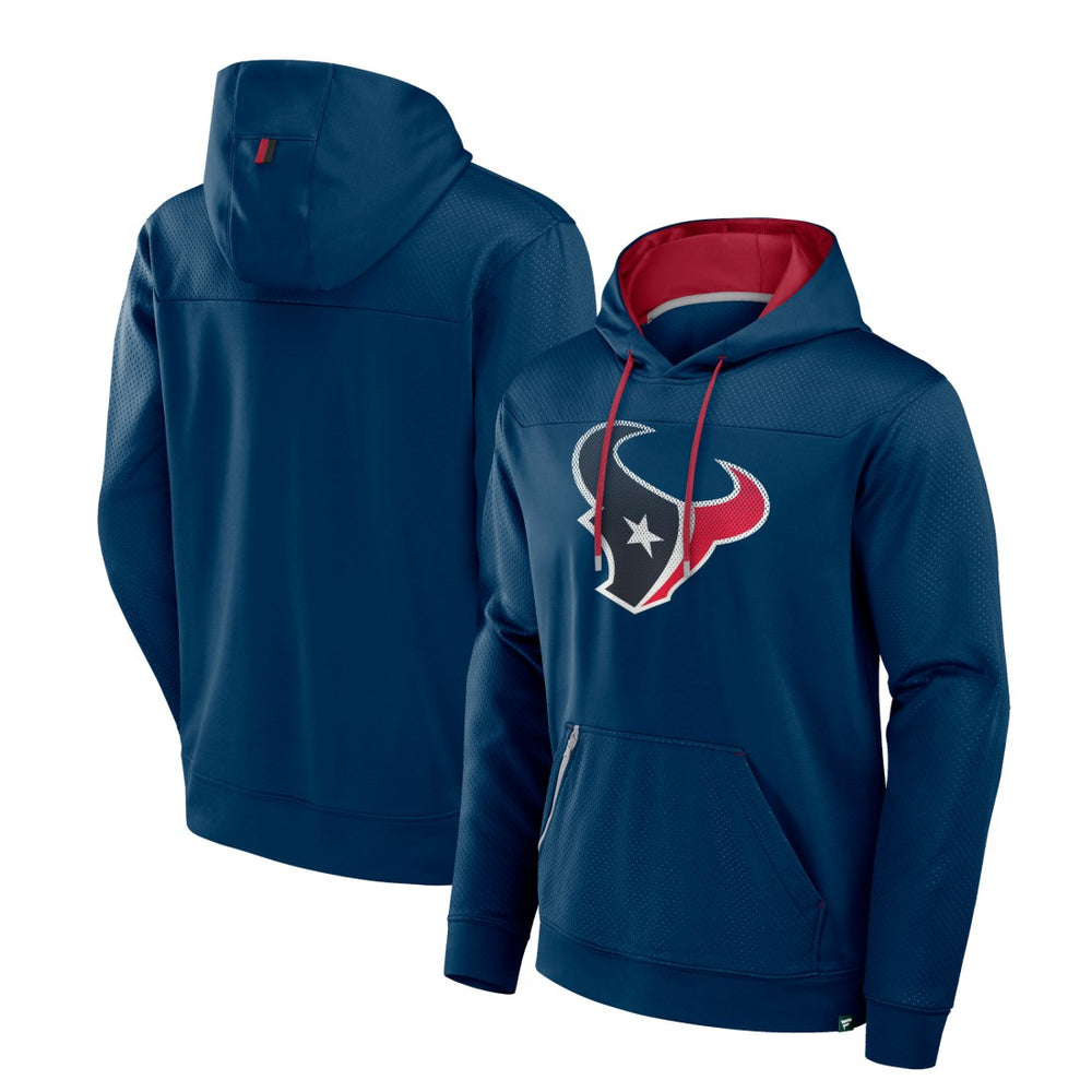 Houston Texans Defender Dot Faded Pullover Hoodie Navy - Fanatics