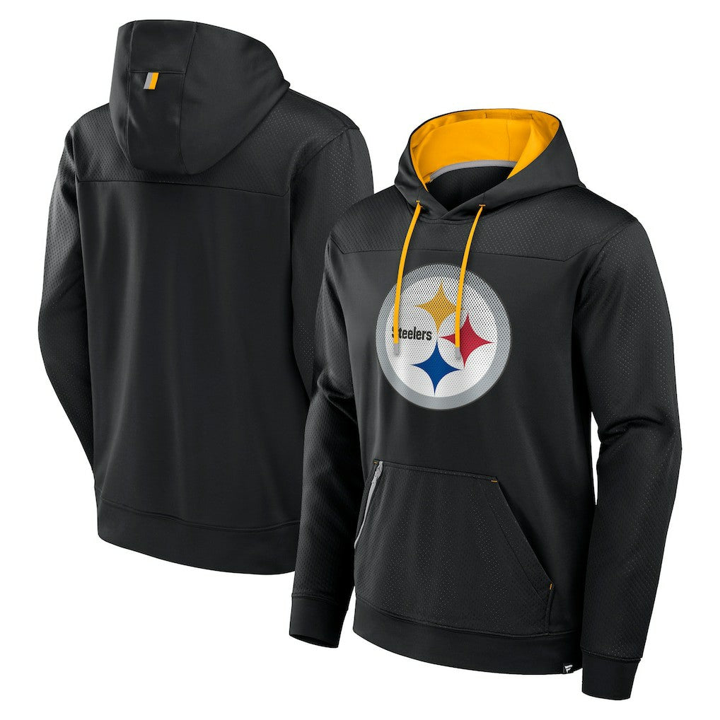 Pittsburgh Steelers Defender Pullover Hoodie Black - Fanatics
