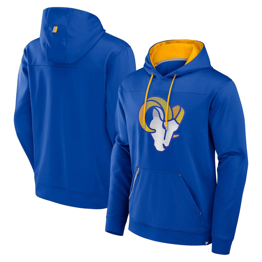 Los Angeles Rams Defender Pullover Hoodie Royal - Fanatics