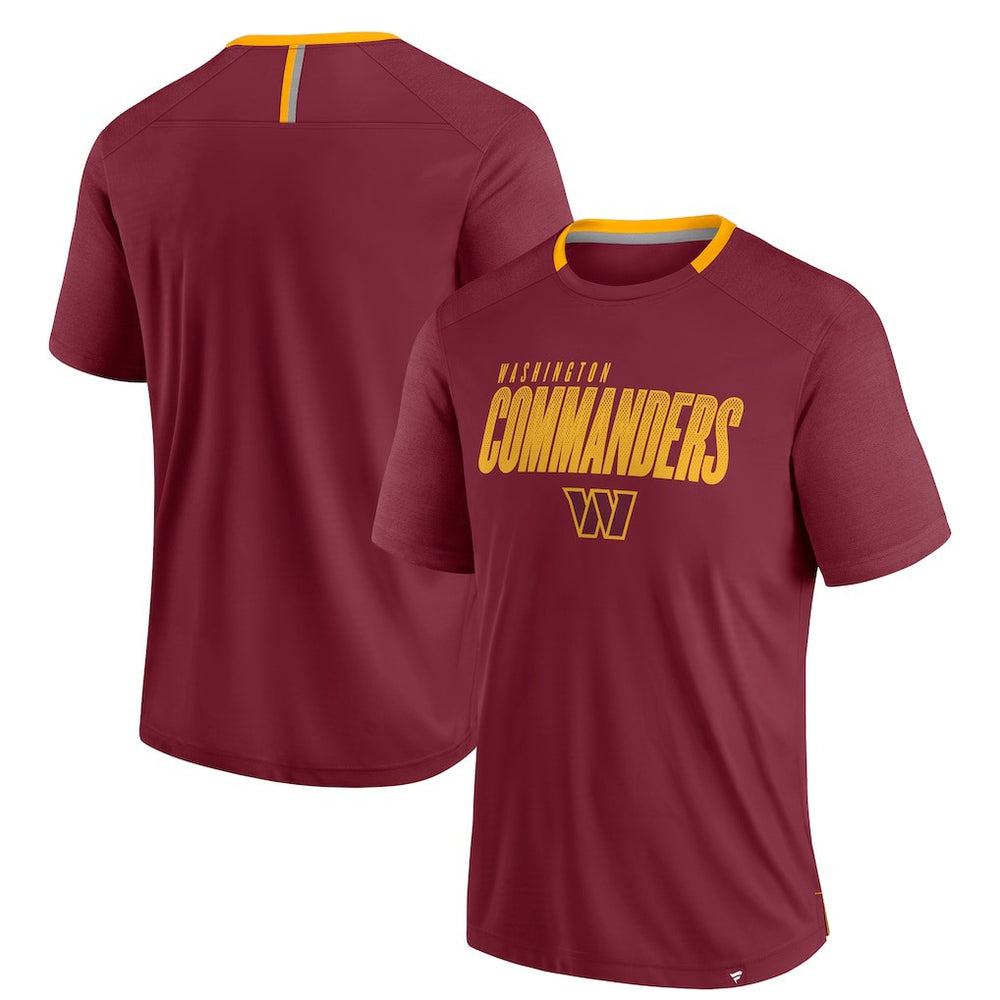Washington Commanders Defender Fade Slant T-Shirt Burgundy - Fanatics