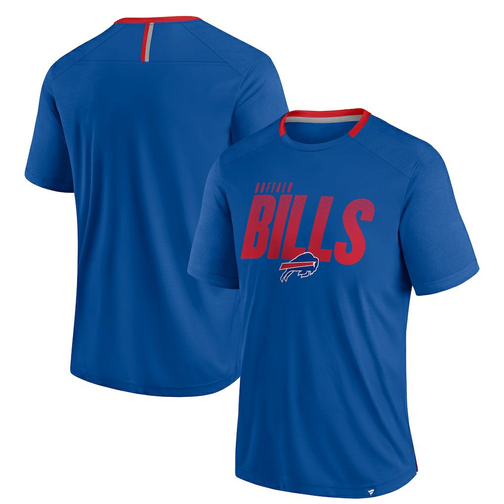 Buffalo Bills Defender Fade Slant T-Shirt Royal - Fanatics