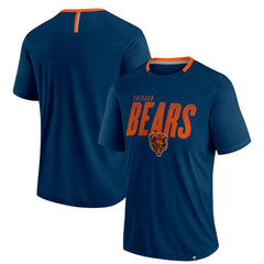 Chicago Bears Defender Fade Slant T-Shirt Navy - Fanatics