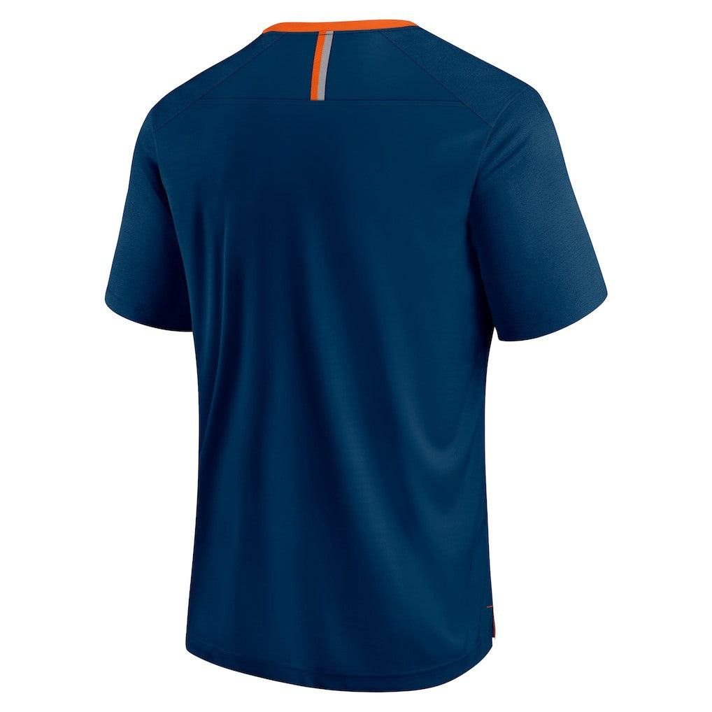 Chicago Bears Defender Fade Slant T-Shirt Navy - Fanatics