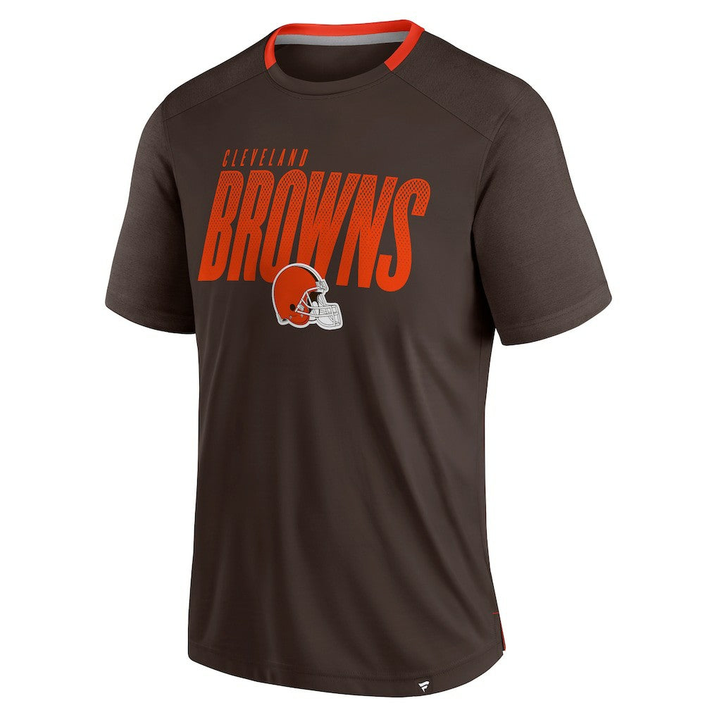 Cleveland Browns Defender Fade Slant T-Shirt Brown - Fanatics