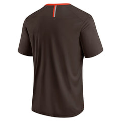 Cleveland Browns Defender Fade Slant T-Shirt Brown - Fanatics