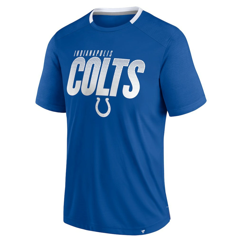 Indianapolis Colts Defender Fade Slant T-Shirt Royal - Fanatics
