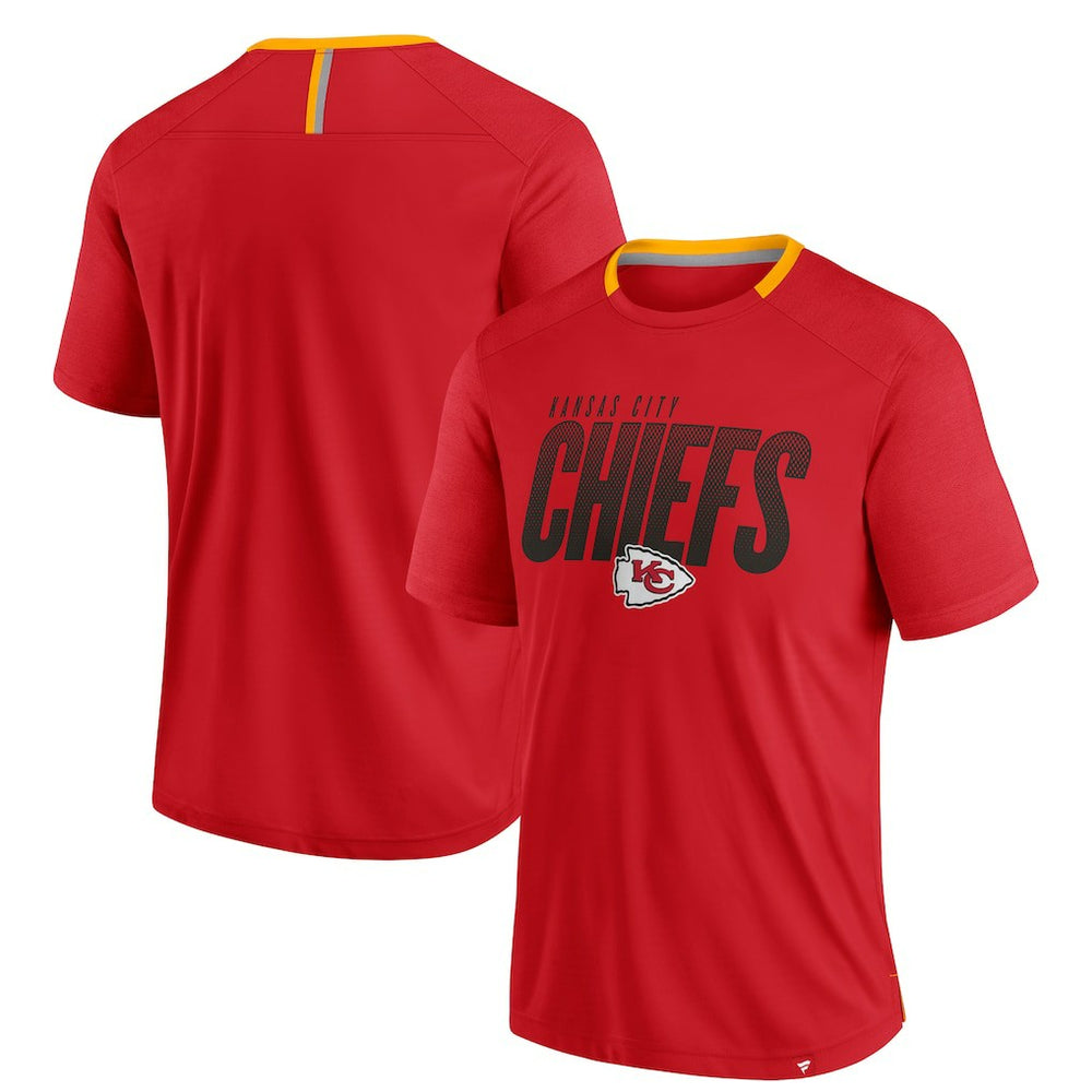 Kansas City Chiefs Defender Fade Slant T-Shirt Red - Fanatics