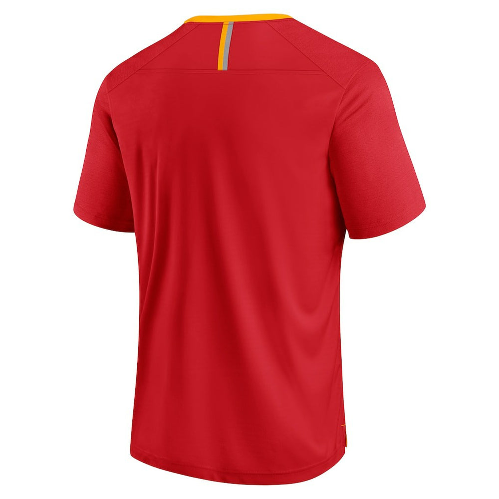 Kansas City Chiefs Defender Fade Slant T-Shirt Red - Fanatics