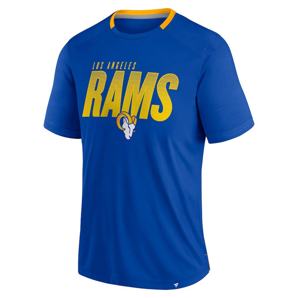 Los Angeles Rams Defender Fade Slant T-Shirt Royal - Fanatics